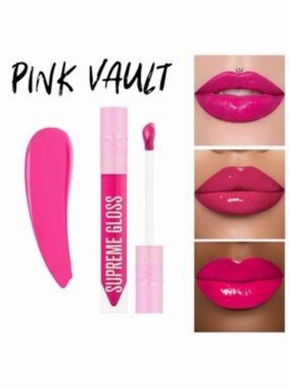 Jeffree Star Pink Vault Supreme Gloss Lip Gloss New In Box Barbie Pink
